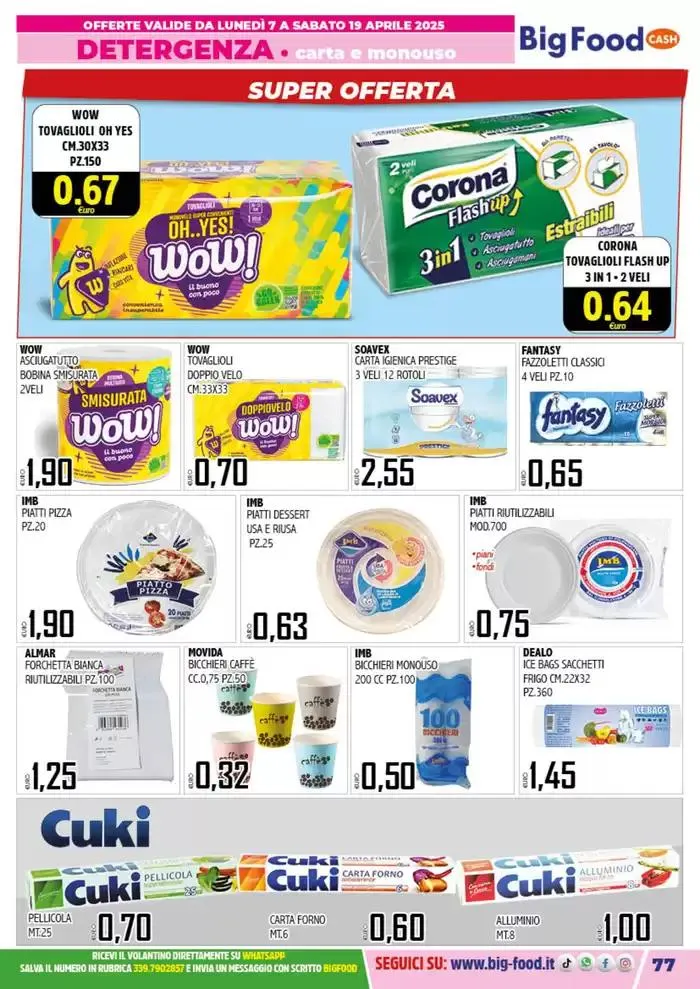 Buona Pasqua da 7 aprile a 19 aprile di 2025 - Pagina del volantino 77