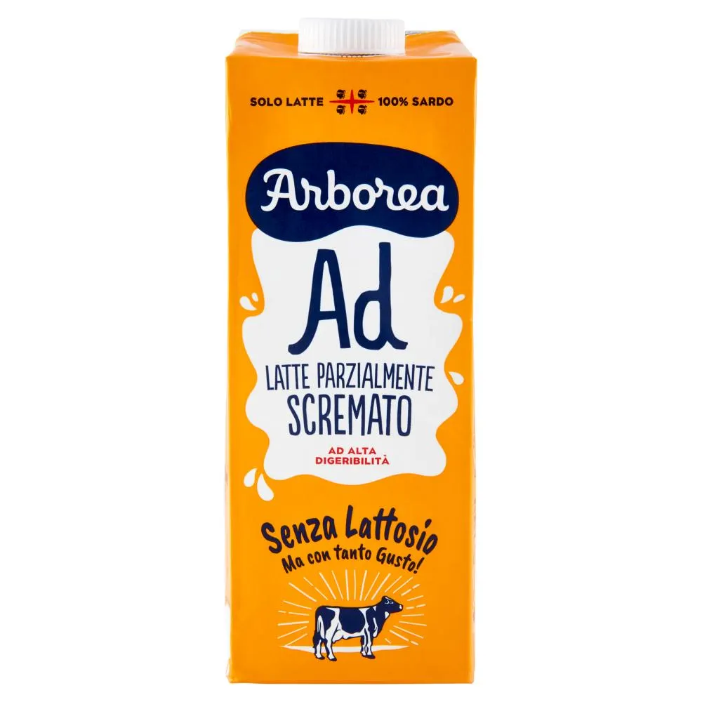 Arborea Ad Latte Parzialmente Scremato ad Alta Digeribilità Senza Lattosio 1000 ml