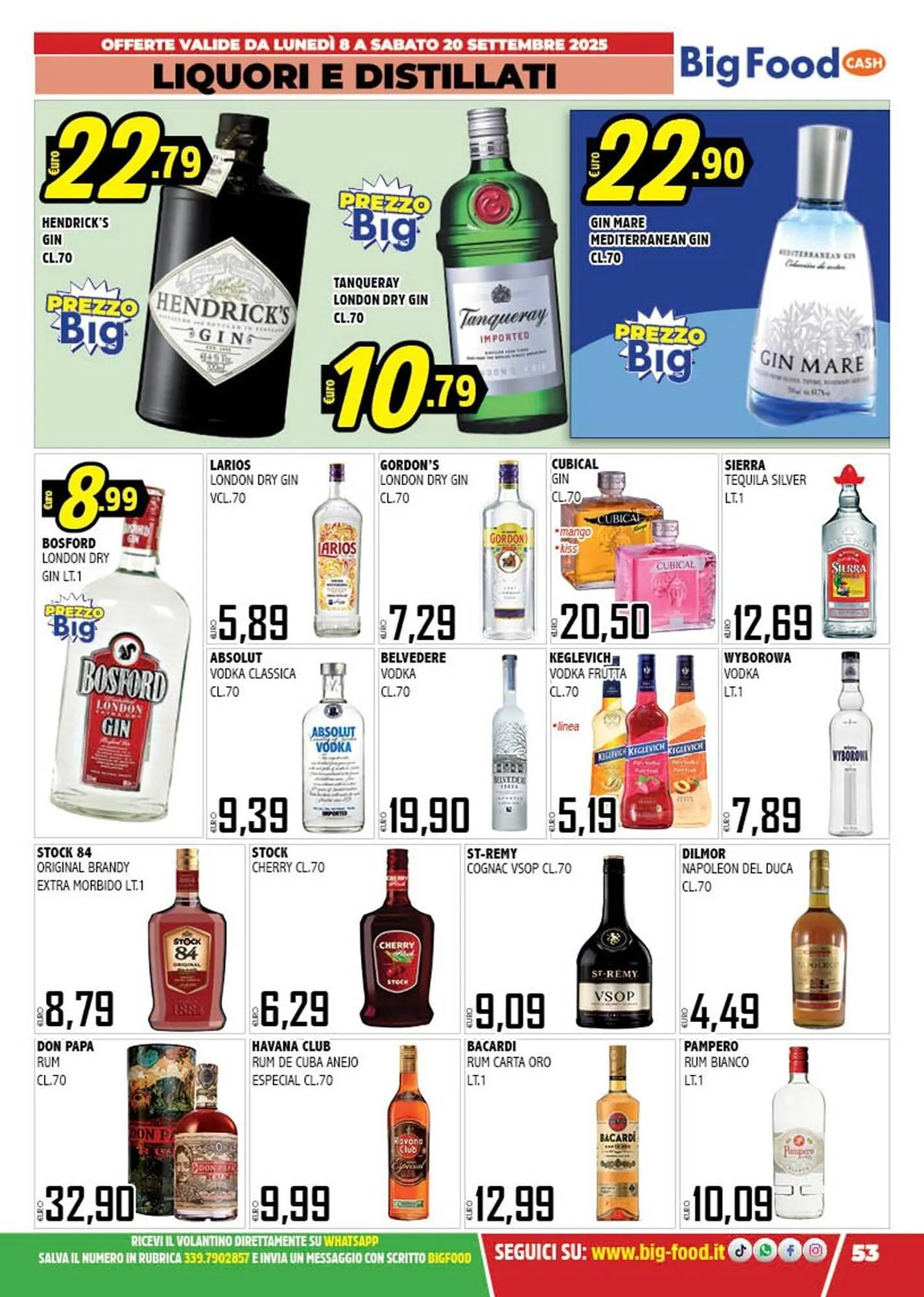 Volantino Big Food da 8 settembre a 20 settembre di 2025 - Pagina del volantino 53