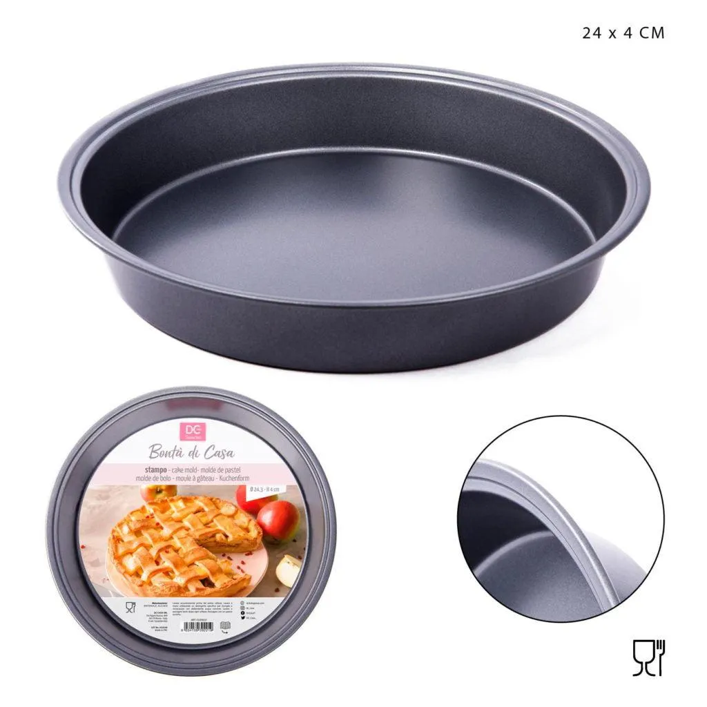 Dc - Round Baking Tray 24.3X24.3X4Cm