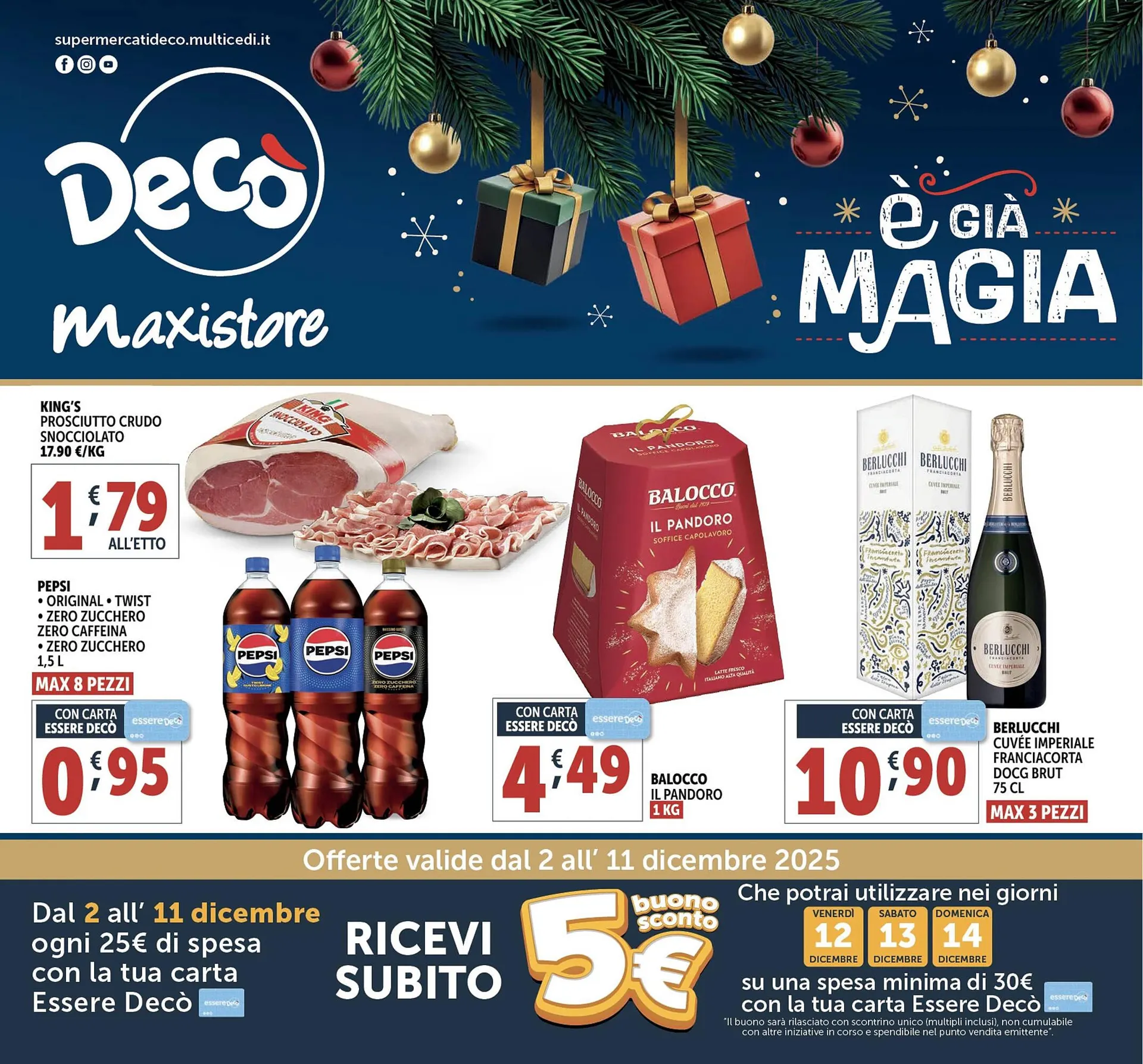Volantino Deco Maxistore da 2 dicembre a 11 dicembre di 2025 - Pagina del volantino 1