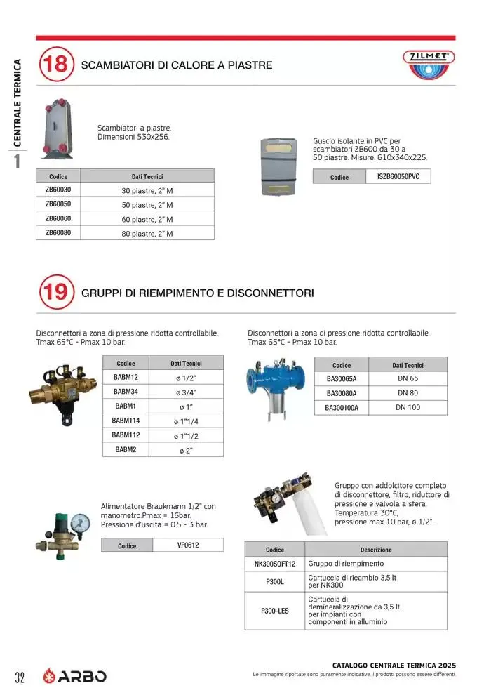 Catalogo Centrale termica 2025  da 8 aprile a 31 dicembre di 2025 - Pagina del volantino 32