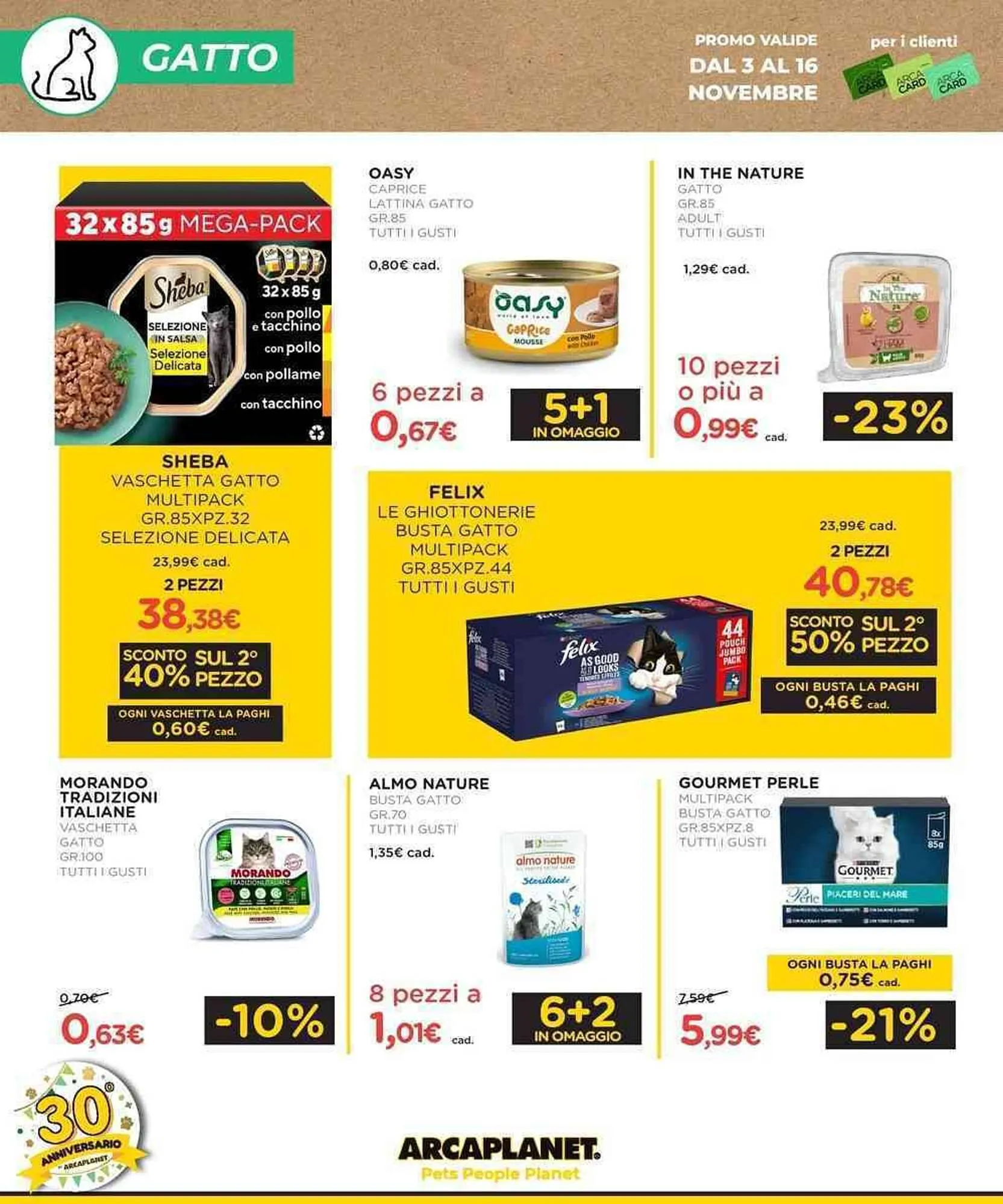 Volantino Arcaplanet da 3 novembre a 9 novembre di 2025 - Pagina del volantino 8