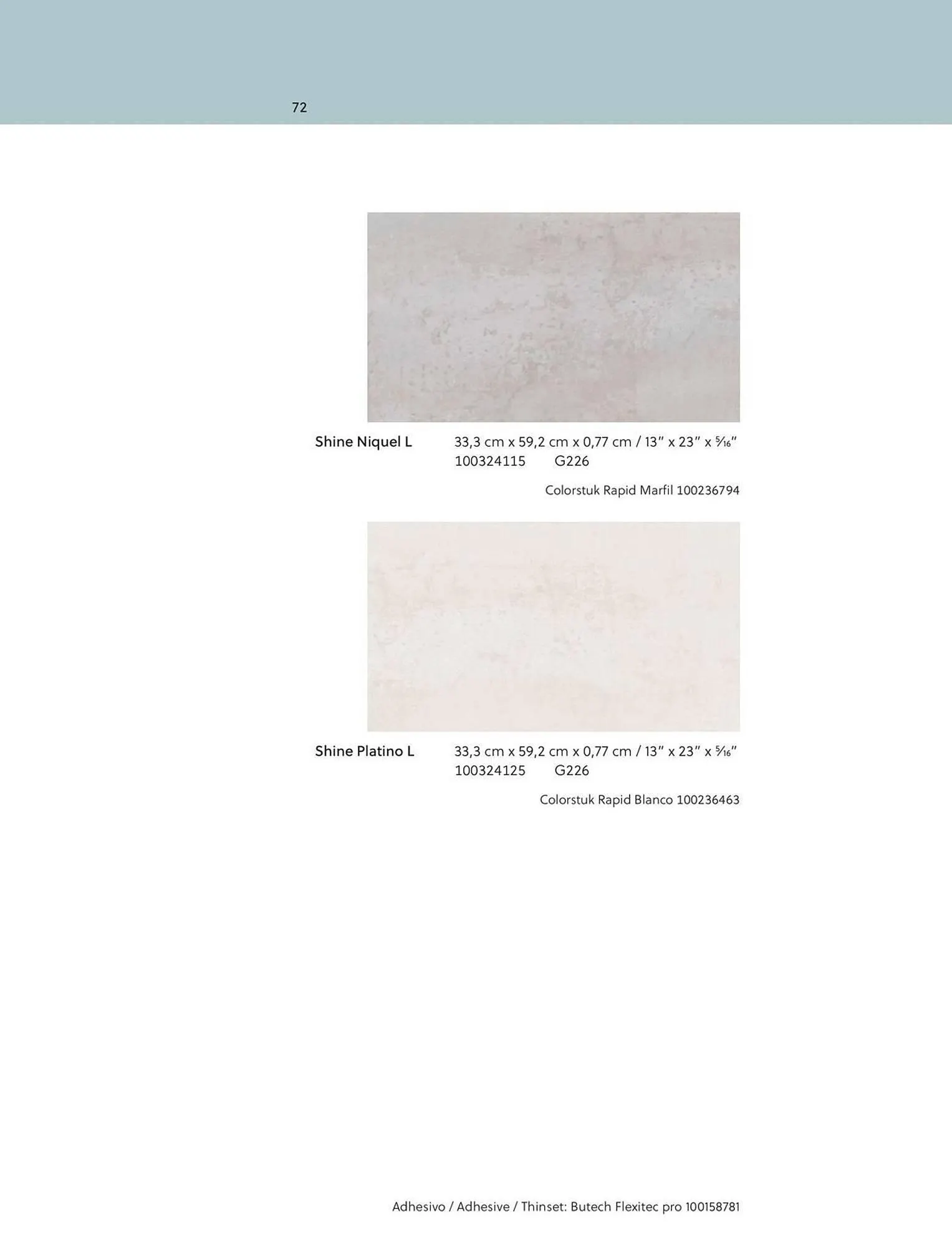 Catalogue Porcelanosa du 27 juin au 31 décembre 2025 - Catalogue page 72