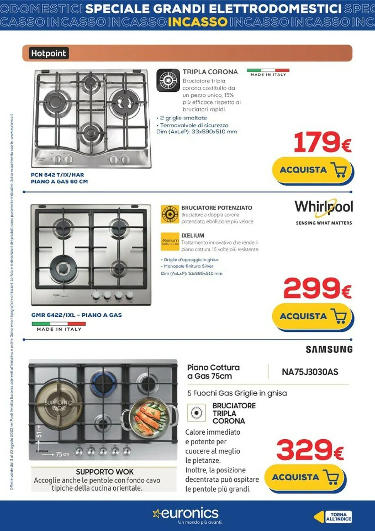 Euronics Volantino attuale da 3 agosto a 23 agosto di 2023 - Pagina del volantino 23