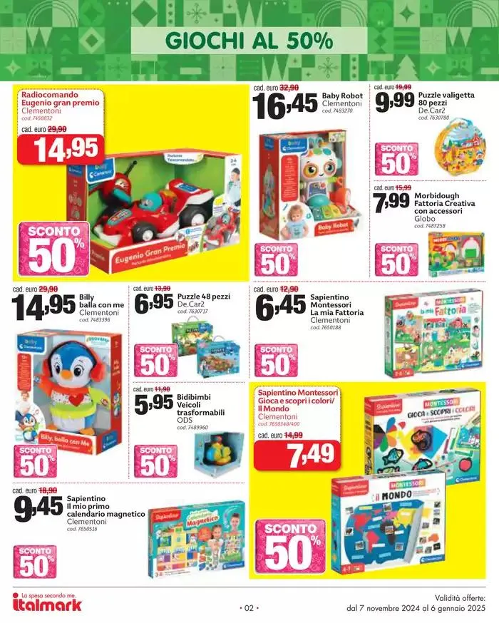 Giochi dolci & decori da 7 novembre a 6 gennaio di 2025 - Pagina del volantino 2