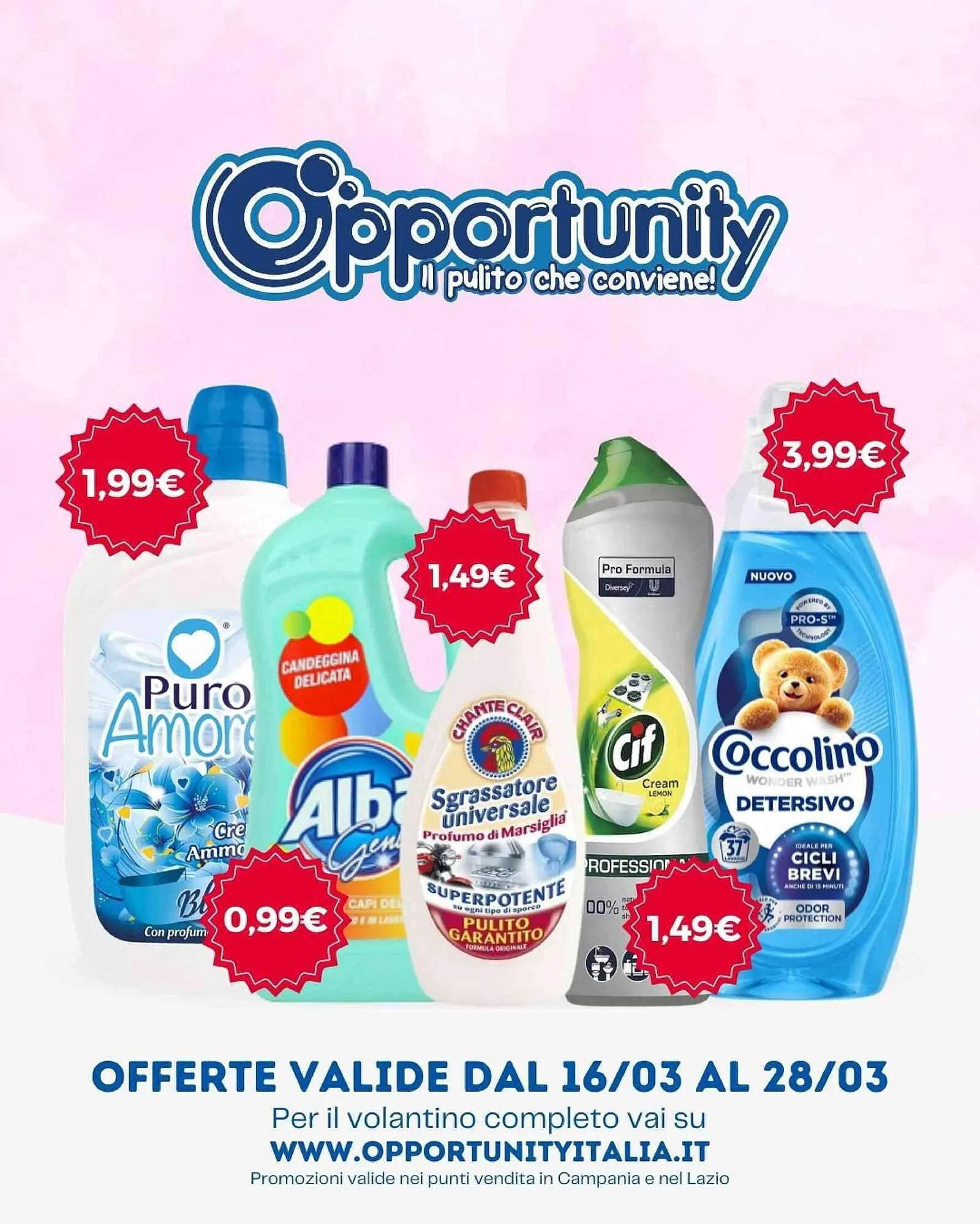 Volantino Opportunity Shop da 16 marzo a 28 marzo di 2026 - Pagina del volantino 1