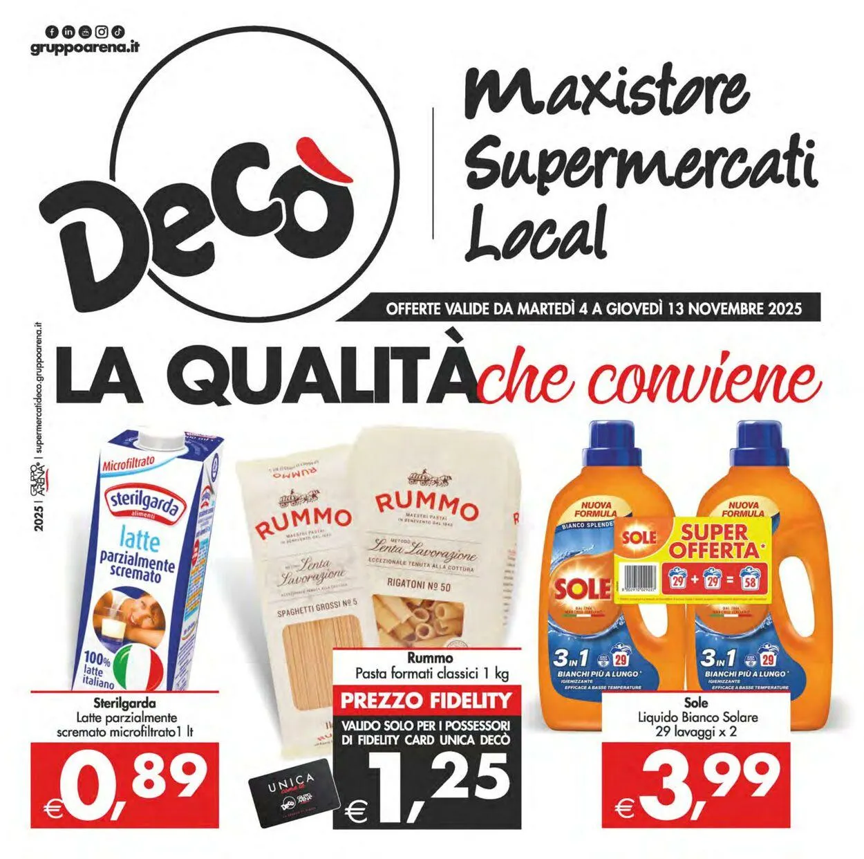 Deco Volantino attuale da 4 novembre a 13 novembre di 2025 - Pagina del volantino 1