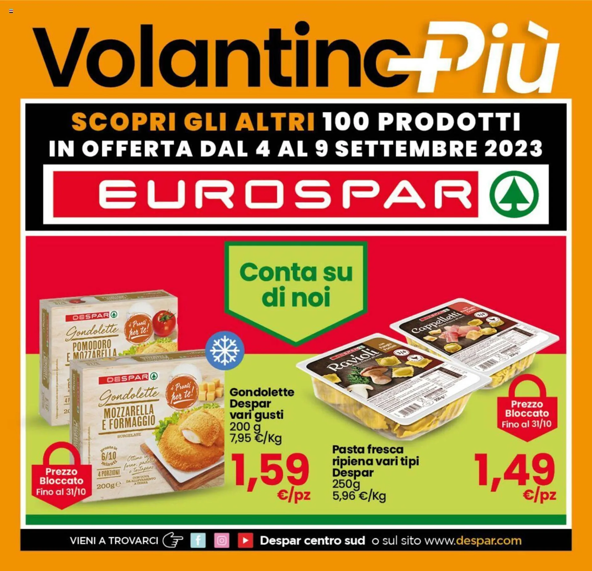 Volantino Eurospar da 4 settembre a 9 settembre di 2023 - Pagina del volantino 13
