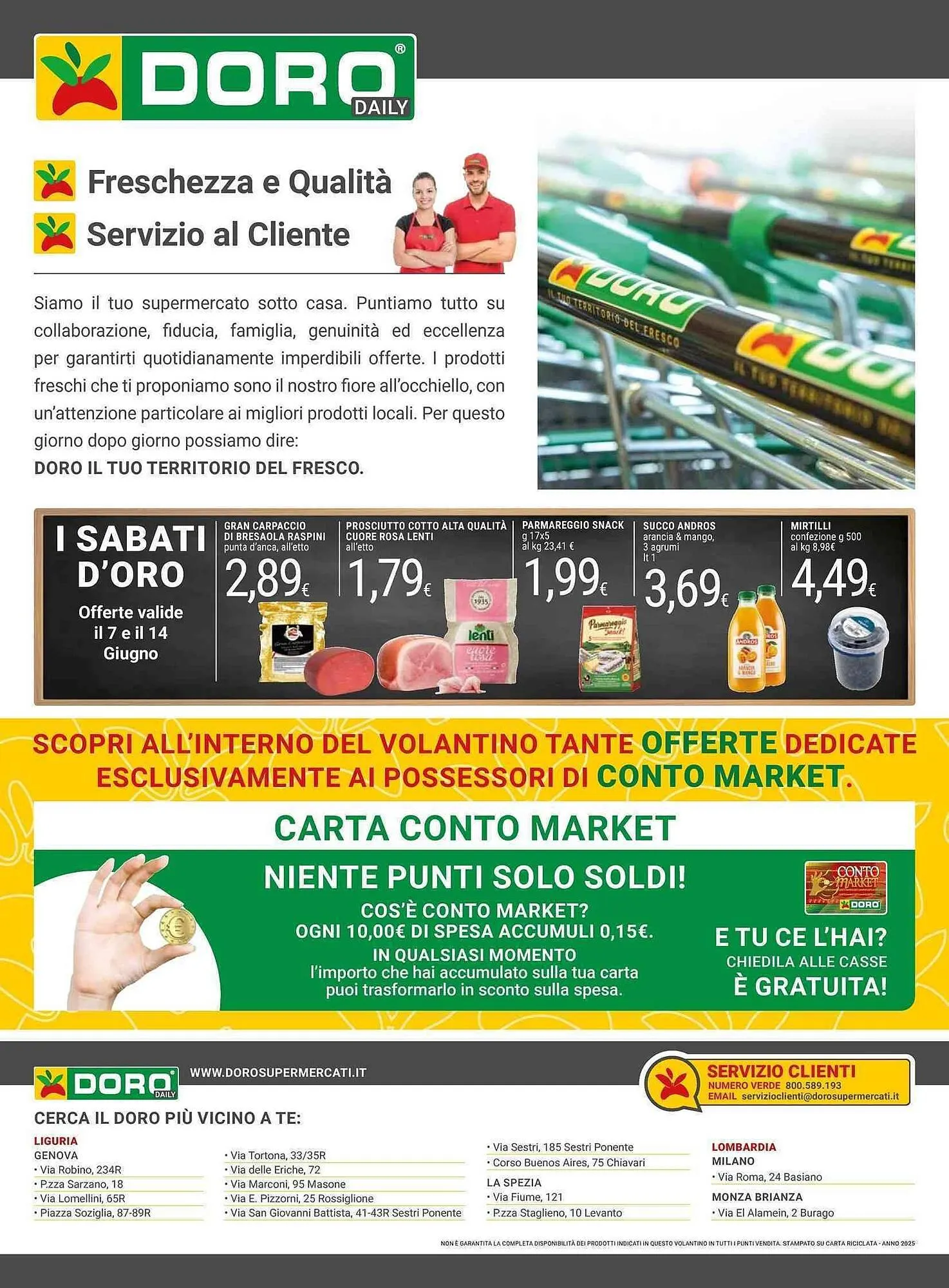 Volantino Doro Supermercati da 3 giugno a 15 giugno di 2025 - Pagina del volantino 8