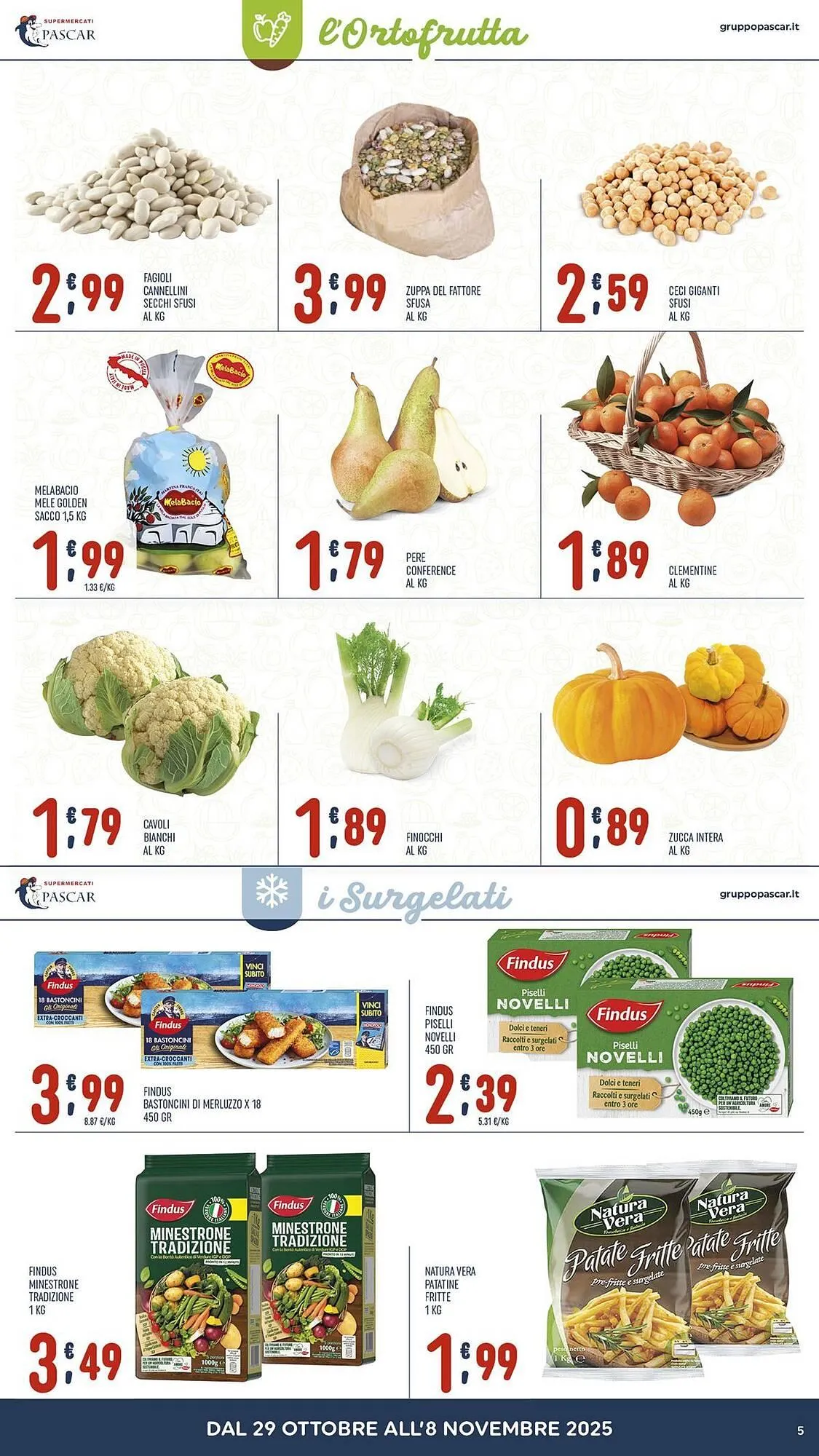Volantino Gruppo Pascar da 29 ottobre a 8 novembre di 2025 - Pagina del volantino 5