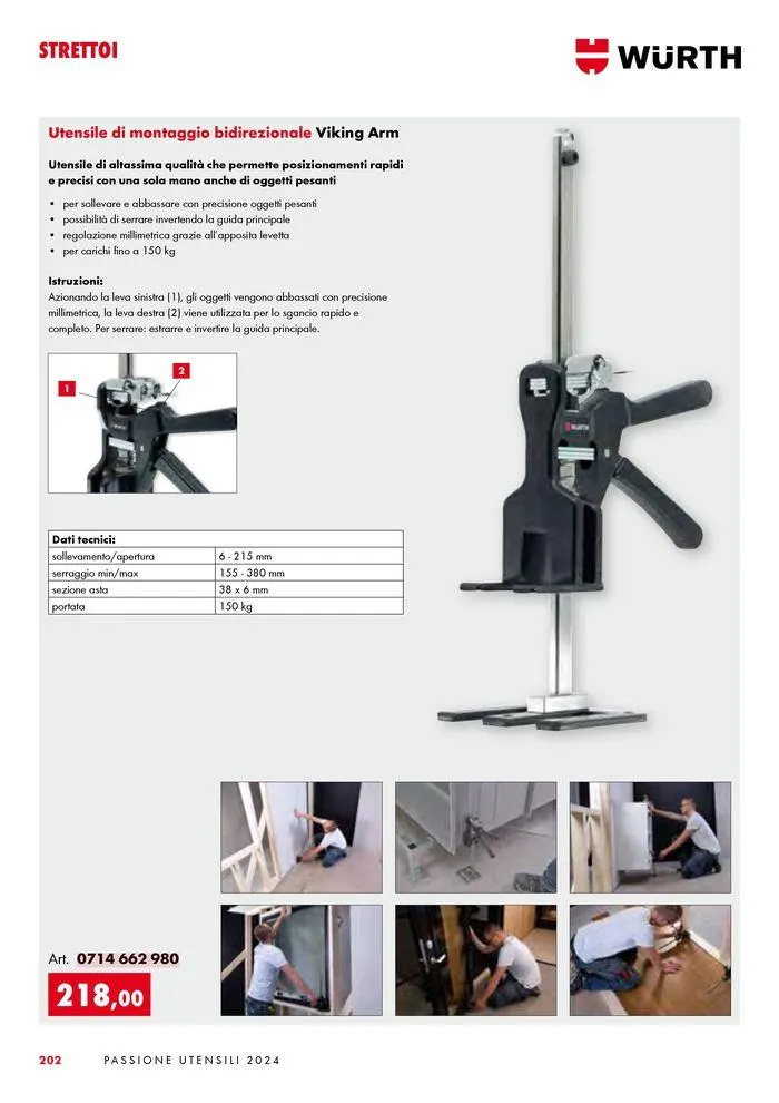 Passione utensili da 1 luglio a 31 dicembre di 2024 - Pagina del volantino 202