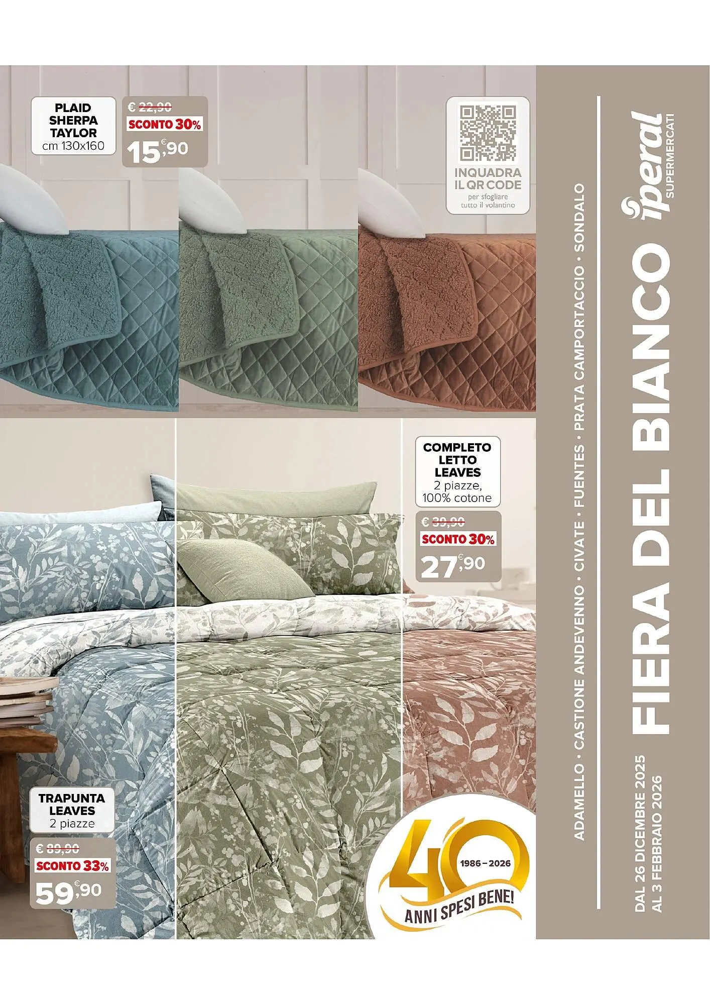 Volantino Iperal da 26 dicembre a 3 febbraio di 2026 - Pagina del volantino 1