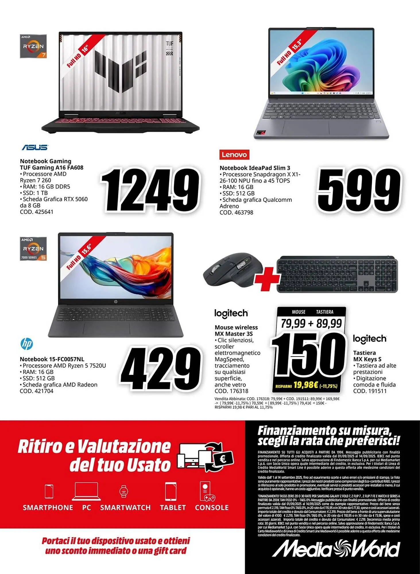 Volantino MediaWorld da 3 settembre a 14 settembre di 2025 - Pagina del volantino 28