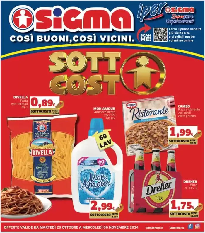 Sottocosto da 29 ottobre a 6 novembre di 2024 - Pagina del volantino 1