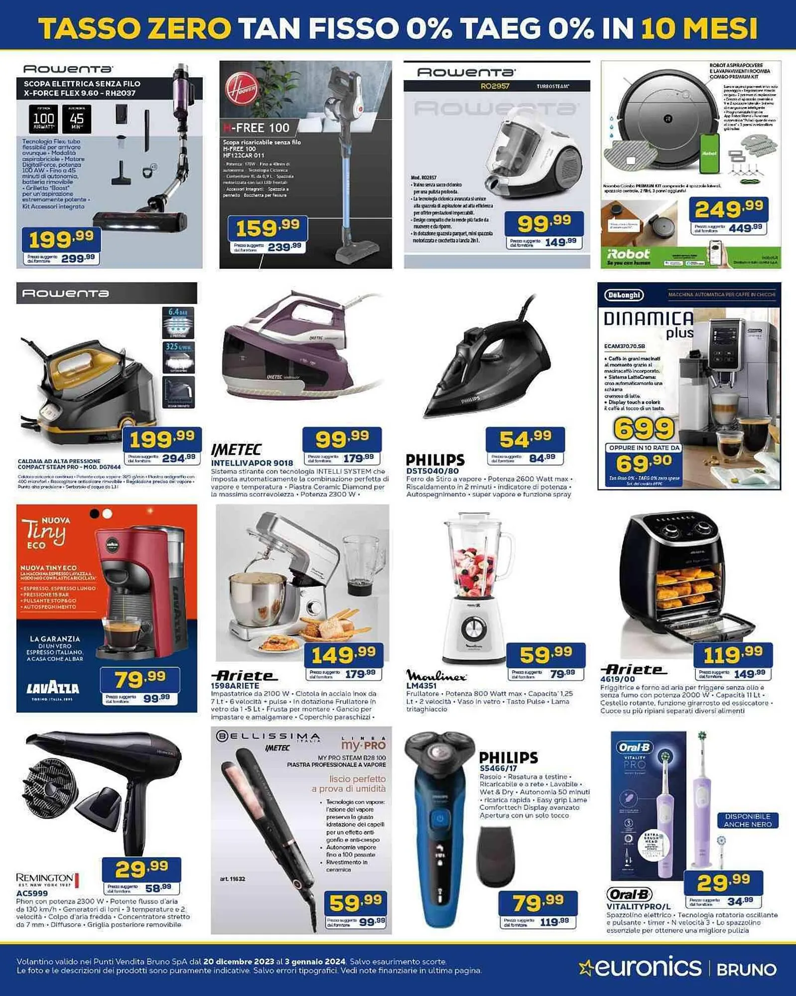 Volantino Euronics da 20 dicembre a 3 gennaio di 2024 - Pagina del volantino 23