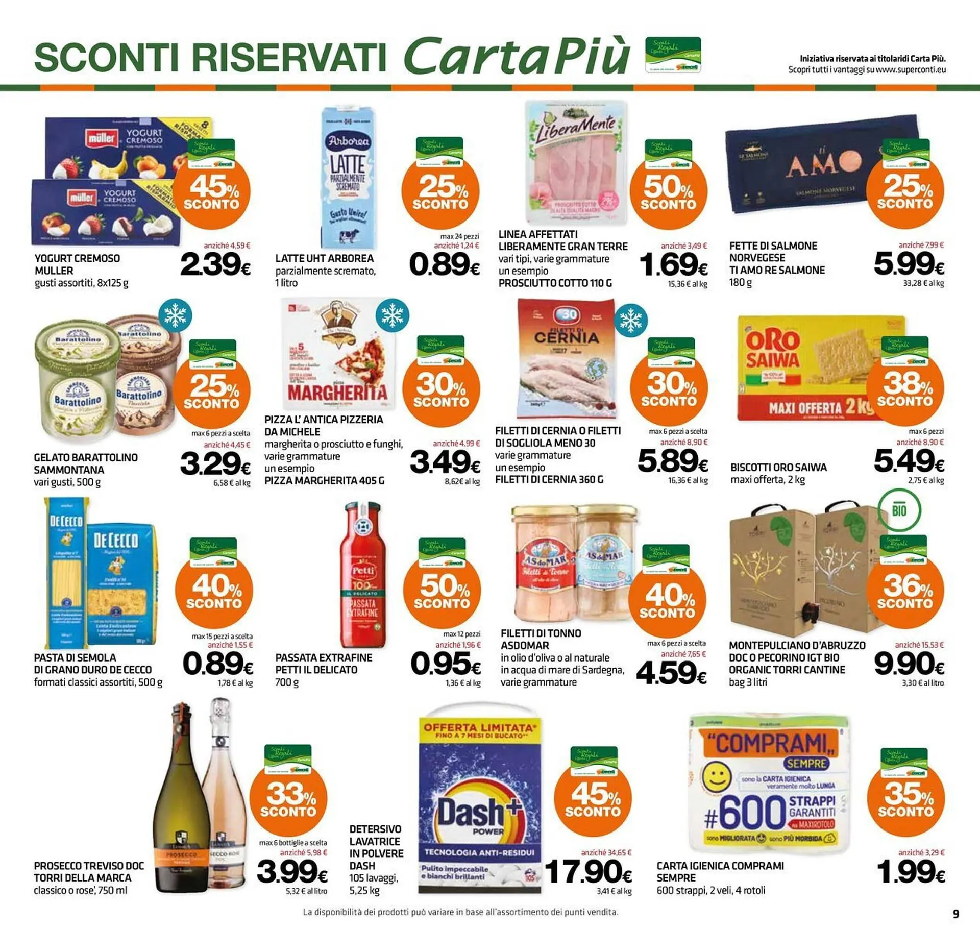 Volantino Superconti da 23 aprile a 6 maggio di 2026 - Pagina del volantino 9