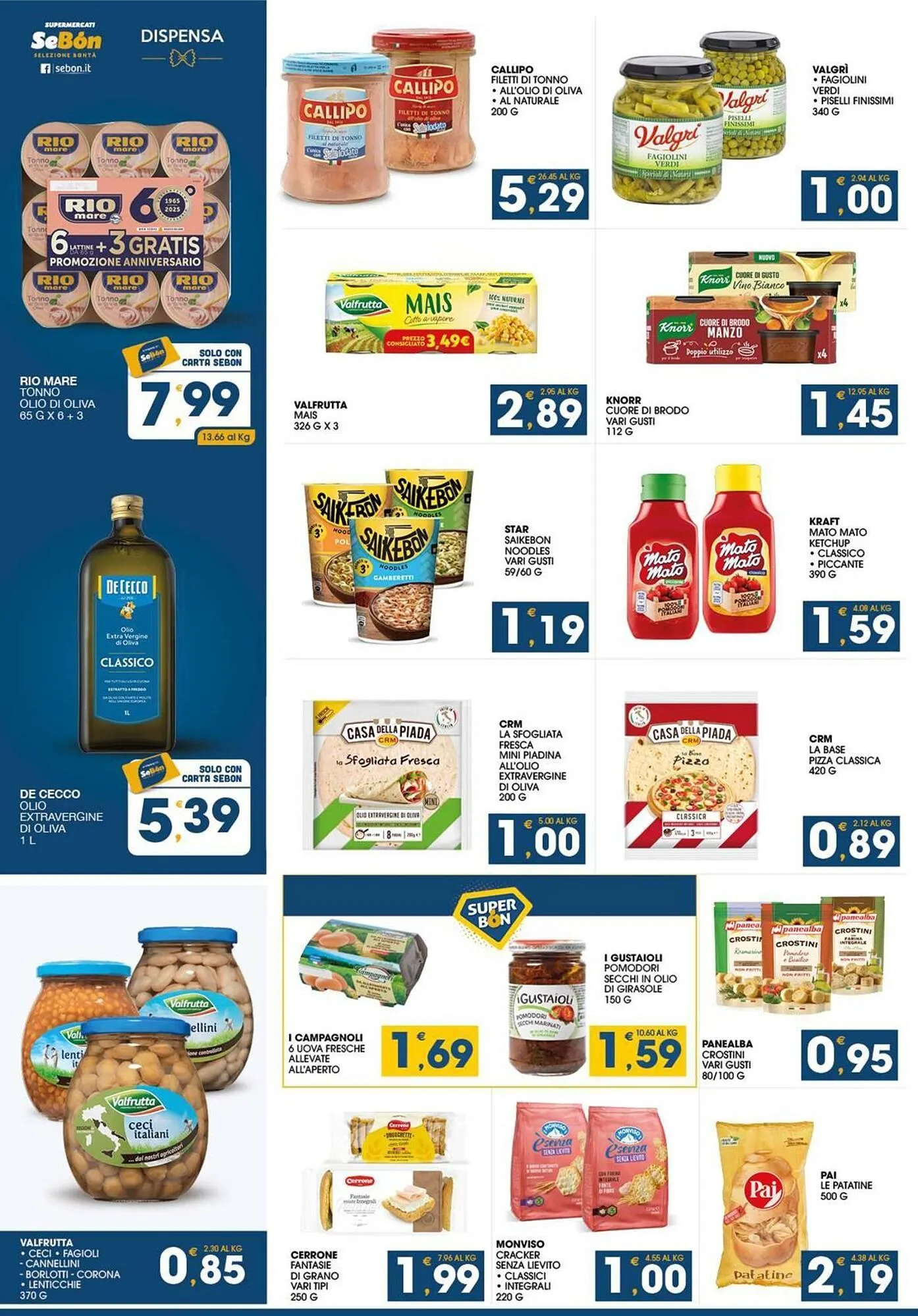 Volantino SeBón Supermercati da 1 ottobre a 10 ottobre di 2025 - Pagina del volantino 8