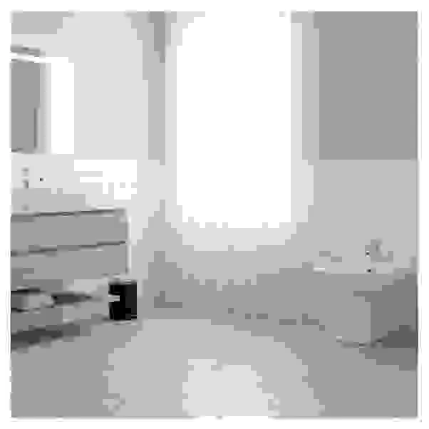 COPRIWATER QUBE IN TERMOINDIRENTE BIANCO SLIM CERNIERE AD ESPANSIONE SOFT CLOSE