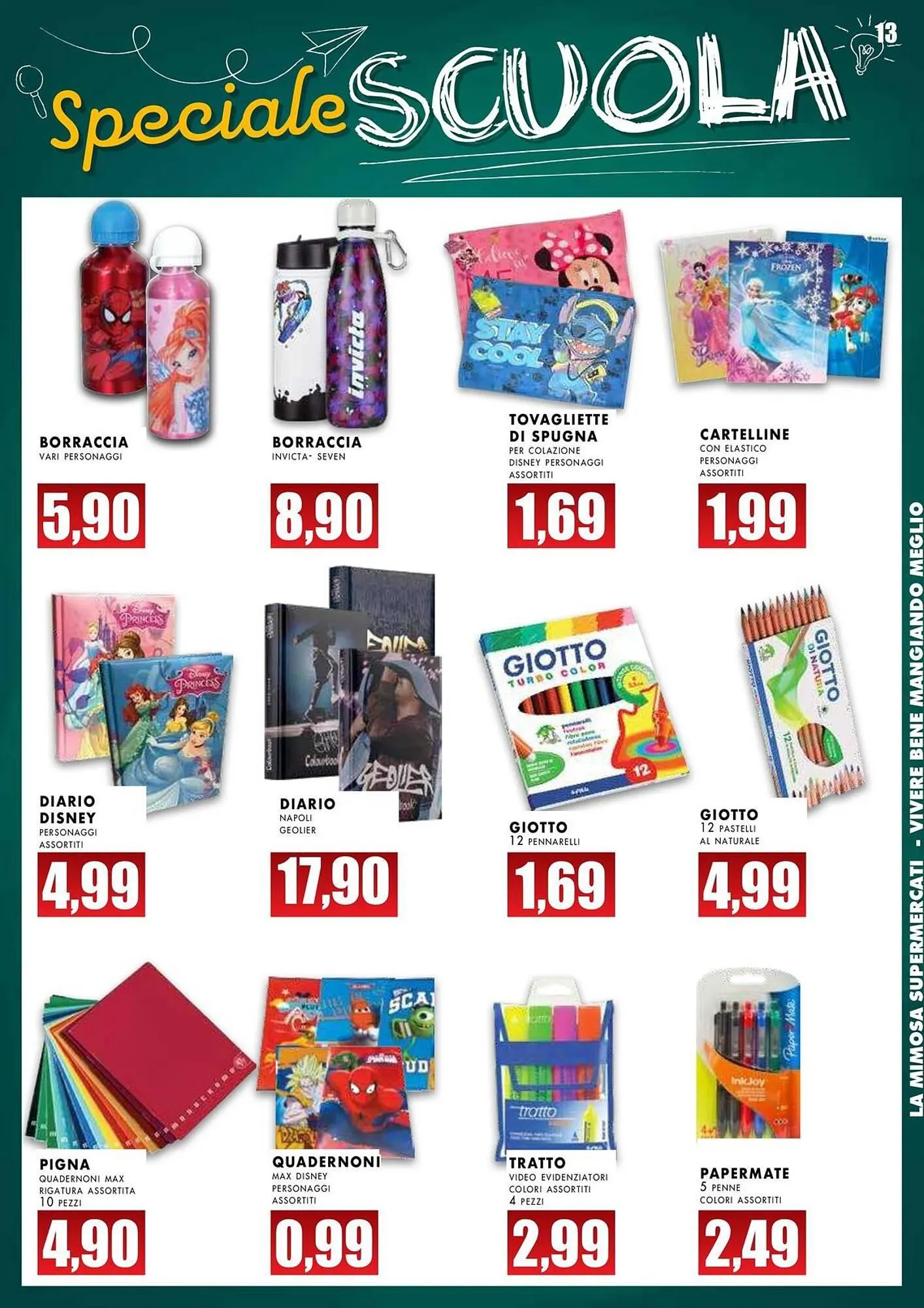 Volantino La Mimosa Supermercati da 25 agosto a 7 settembre di 2025 - Pagina del volantino 13