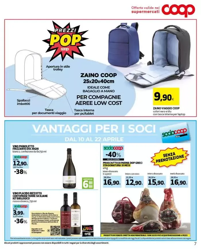 La pasqua alla coop conviene al tuo portafogli e a tutti. da 11 aprile a 22 aprile di 2025 - Pagina del volantino 7