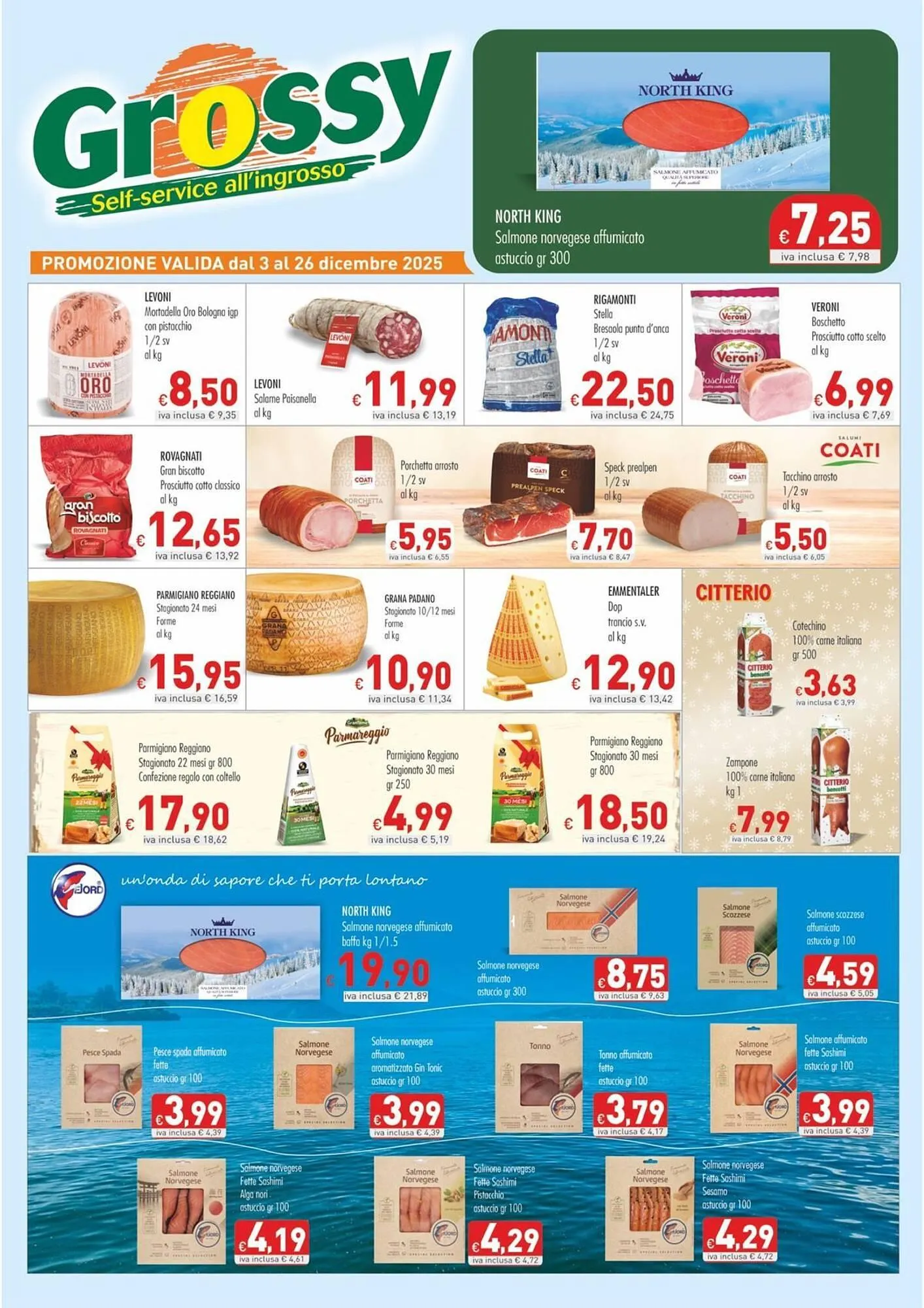 Volantino Cash & Carry Grossy da 3 dicembre a 26 dicembre di 2025 - Pagina del volantino 1