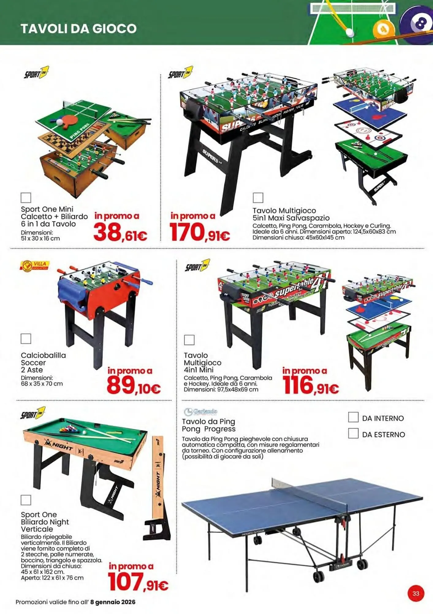 Volantino Paniate da 9 dicembre a 8 gennaio di 2026 - Pagina del volantino 33