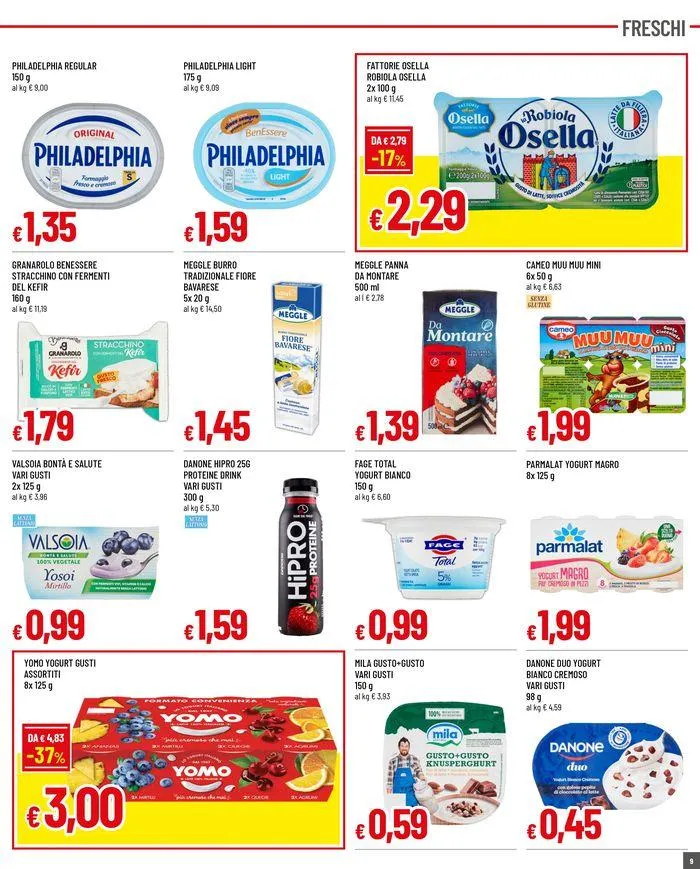 Maxi formati maxi convenienza da 22 agosto a 4 settembre di 2024 - Pagina del volantino 9