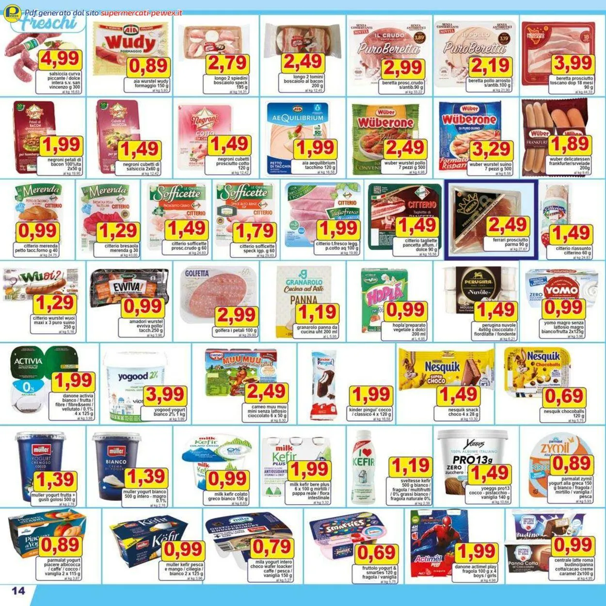 Pewex Volantino attuale da 25 giugno a 3 luglio di 2025 - Pagina del volantino 14