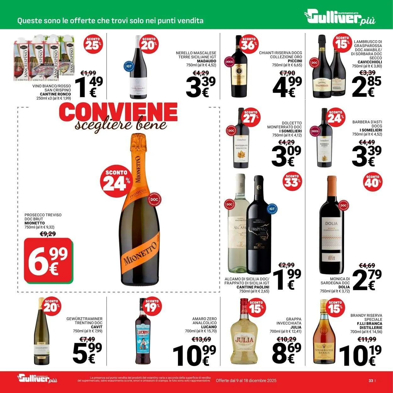 Gulliver Volantino attuale da 9 dicembre a 18 dicembre di 2025 - Pagina del volantino 33