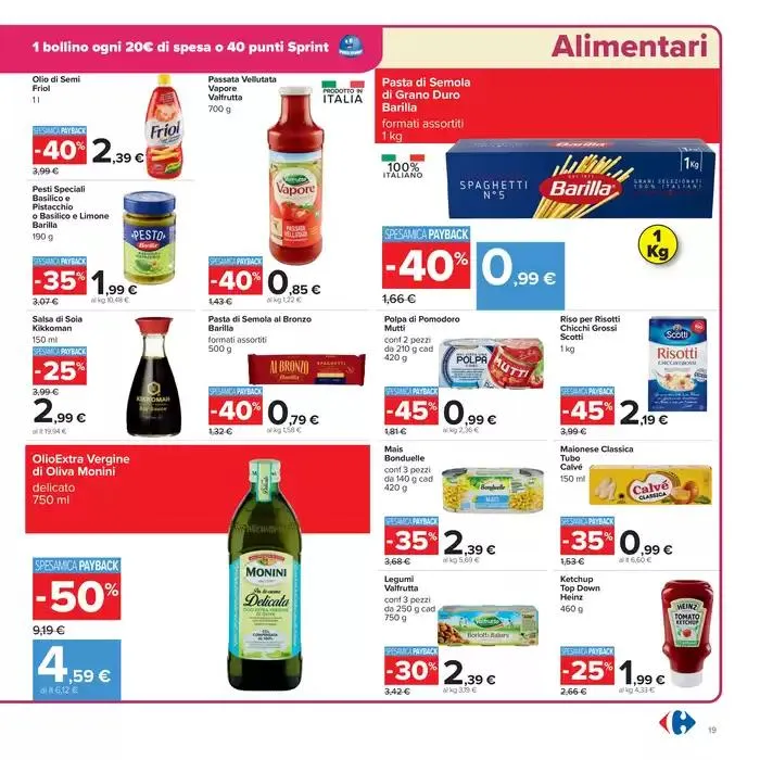 Sconti 30%40%50% da 25 marzo a 7 aprile di 2025 - Pagina del volantino 19