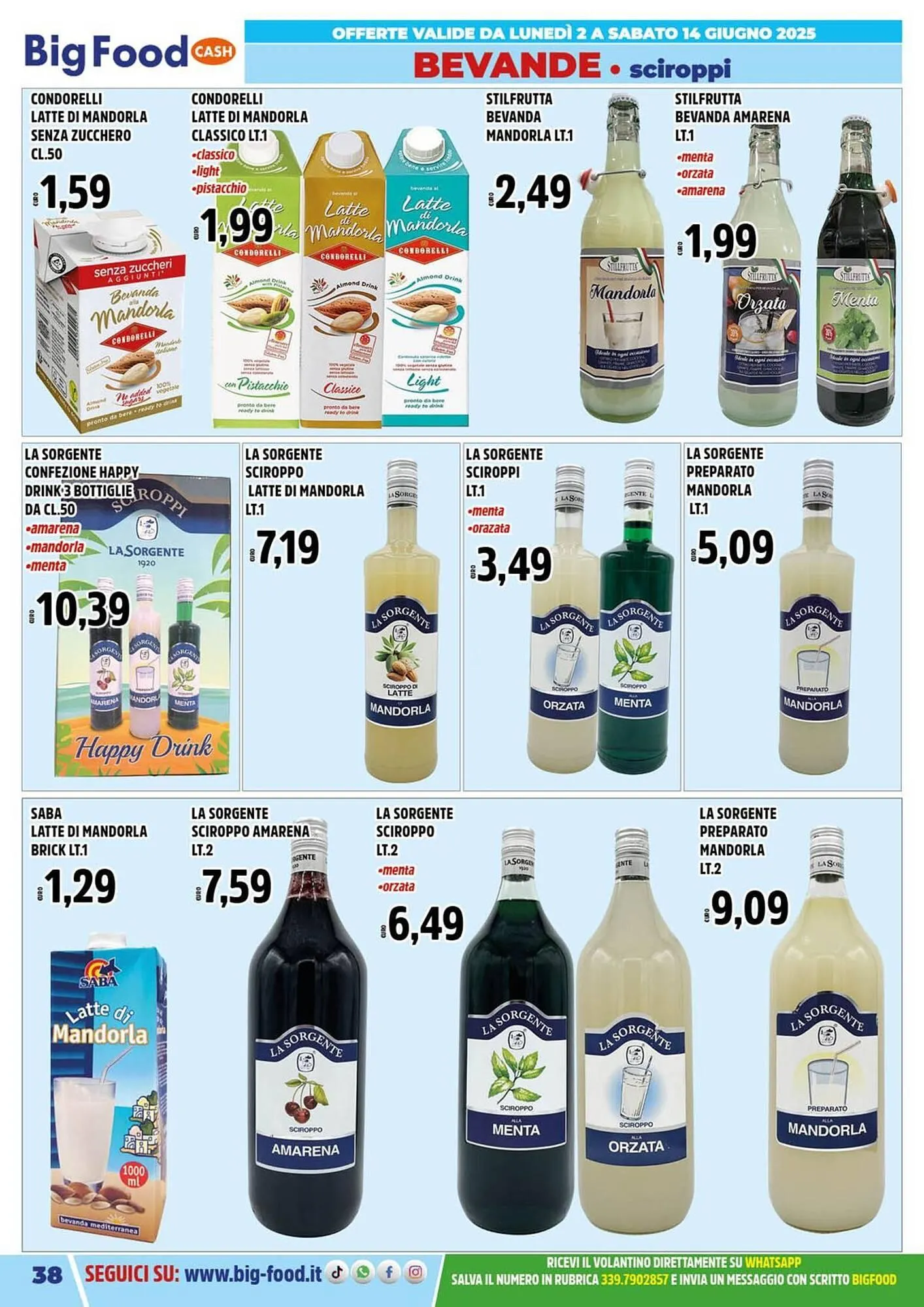 Volantino Big Food da 2 giugno a 14 giugno di 2025 - Pagina del volantino 38