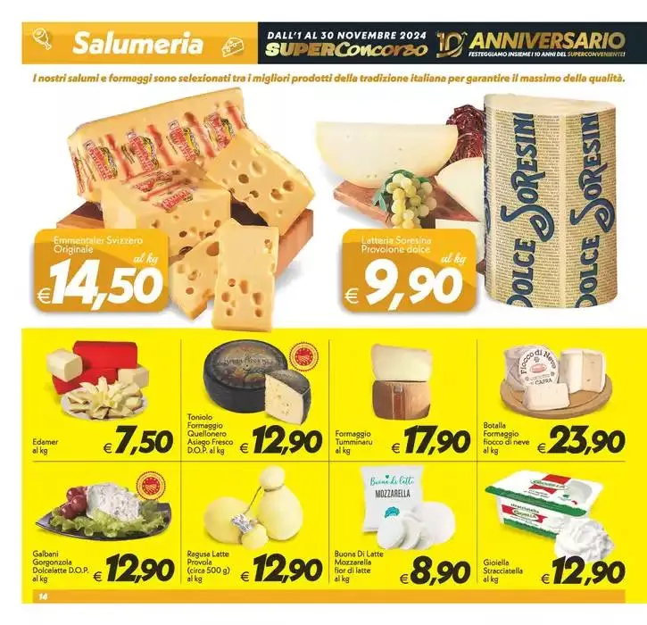 Anniversario festeggiamo insieme da 26 novembre a 5 dicembre di 2024 - Pagina del volantino 14