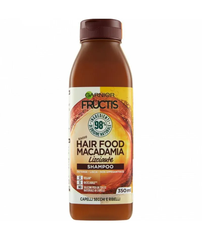 FRUCTIS SHAMPOO HAIR FOOD MACADAMIA NUTRIENTE 350ML