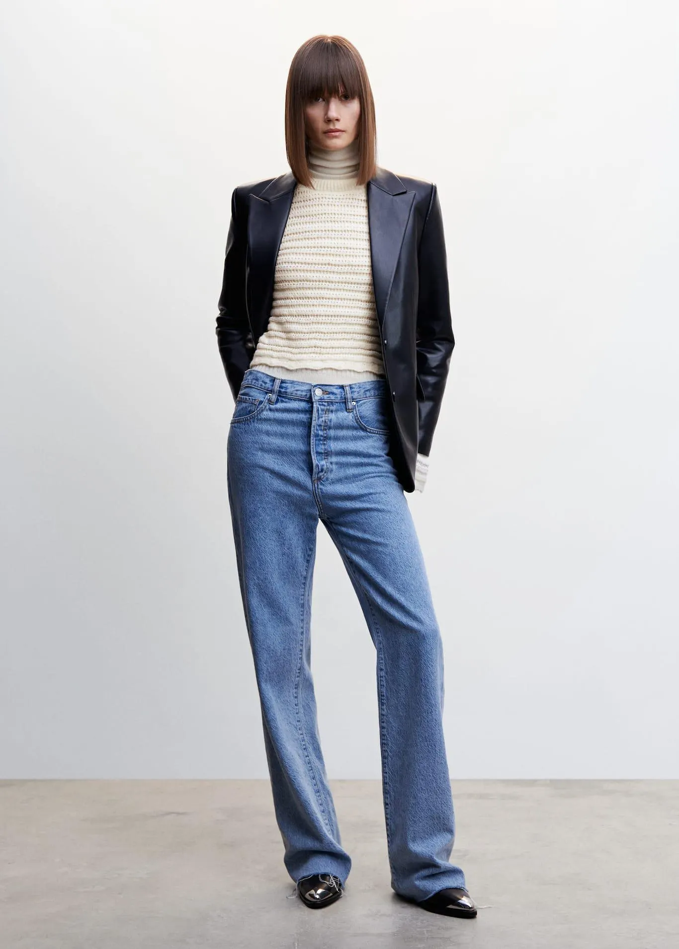 Pullover maglia traforata