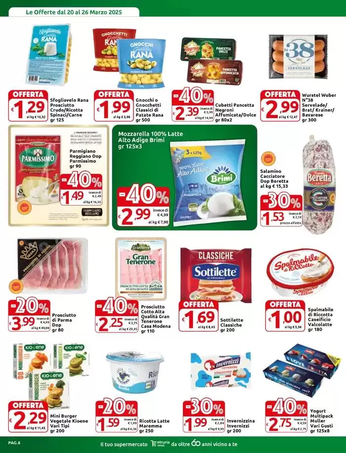 Sconti fino al 40% da 20 marzo a 26 marzo di 2025 - Pagina del volantino 6