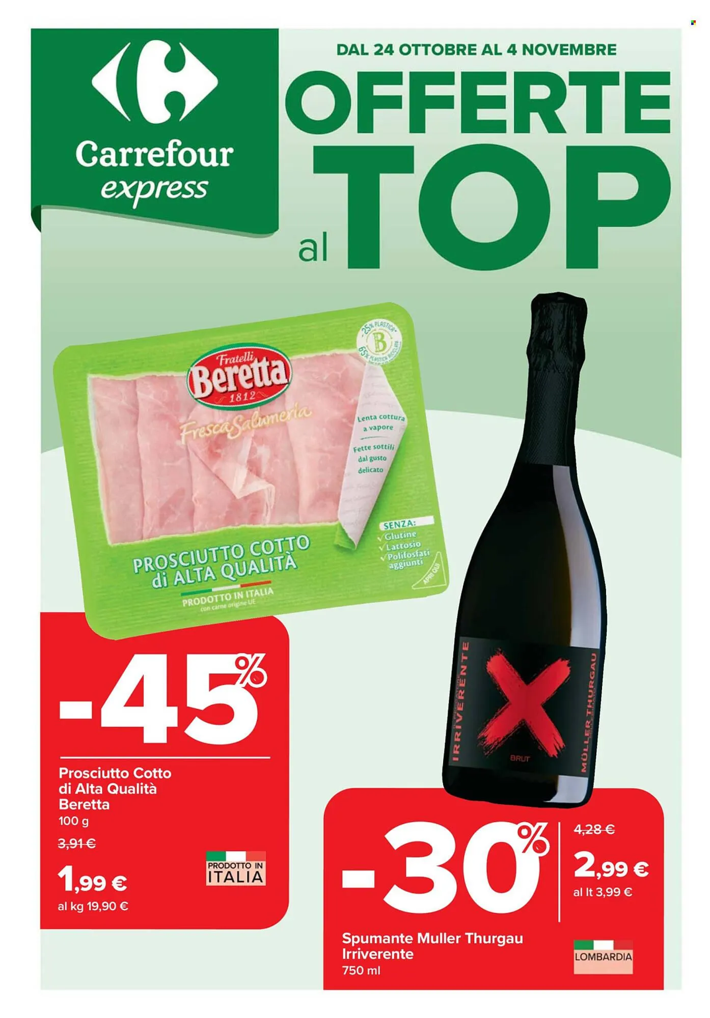 Volantino Carrefour Express da 24 ottobre a 4 novembre di 2025 - Pagina del volantino 1
