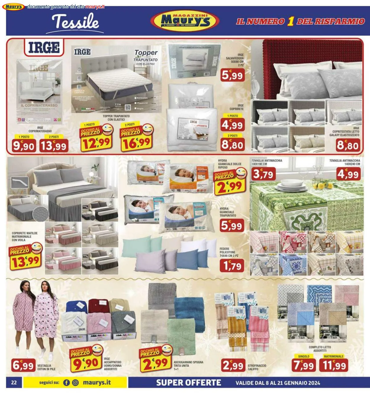 Maury's Volantino attuale da 8 gennaio a 21 gennaio di 2024 - Pagina del volantino 22