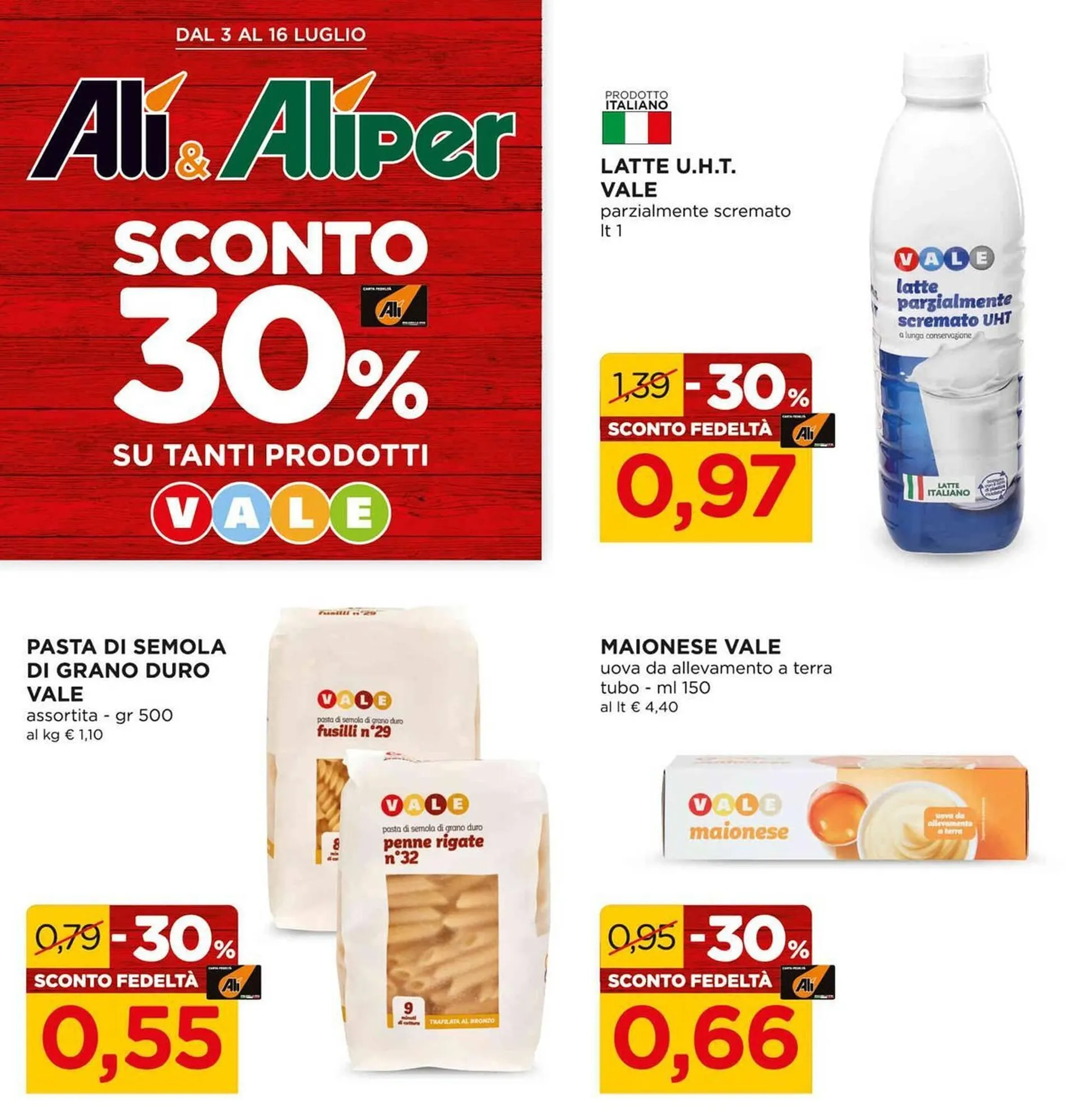 Volantino Alì Supermercati da 3 luglio a 17 luglio di 2025 - Pagina del volantino 1
