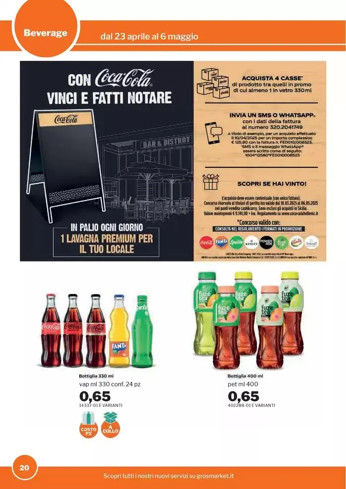 Volantino Food&Beverage da 23 aprile a 6 maggio di 2025 - Pagina del volantino 20