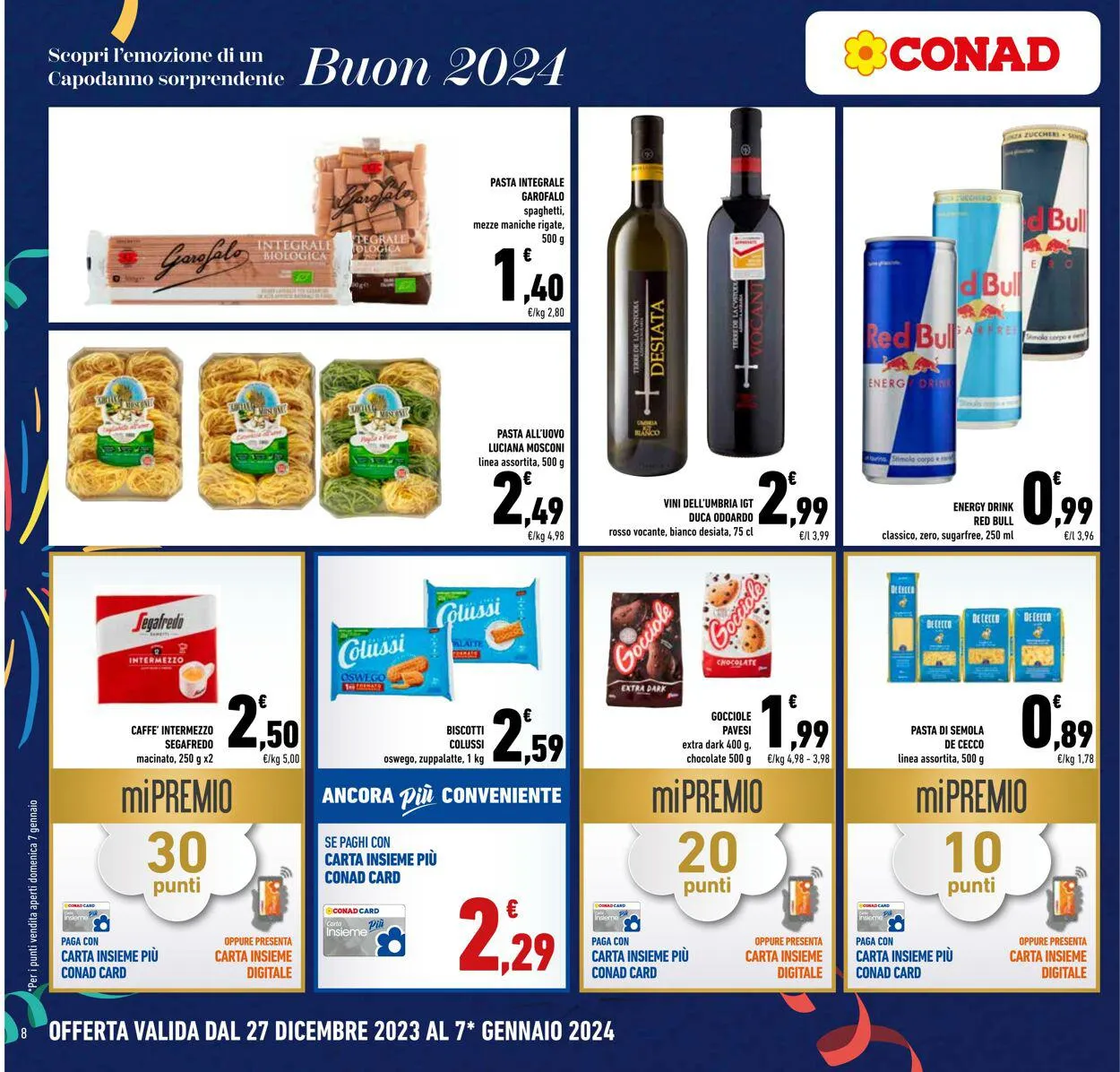 Conad - Milano Volantino attuale da 27 dicembre a 7 gennaio di 2024 - Pagina del volantino 8