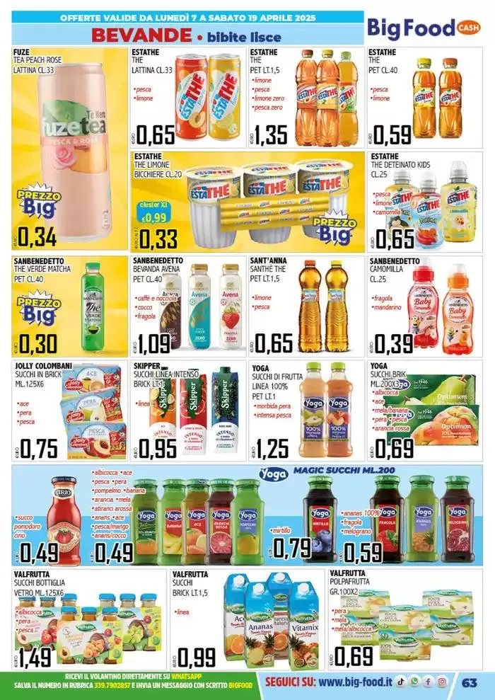 Buona Pasqua da 7 aprile a 19 aprile di 2025 - Pagina del volantino 63