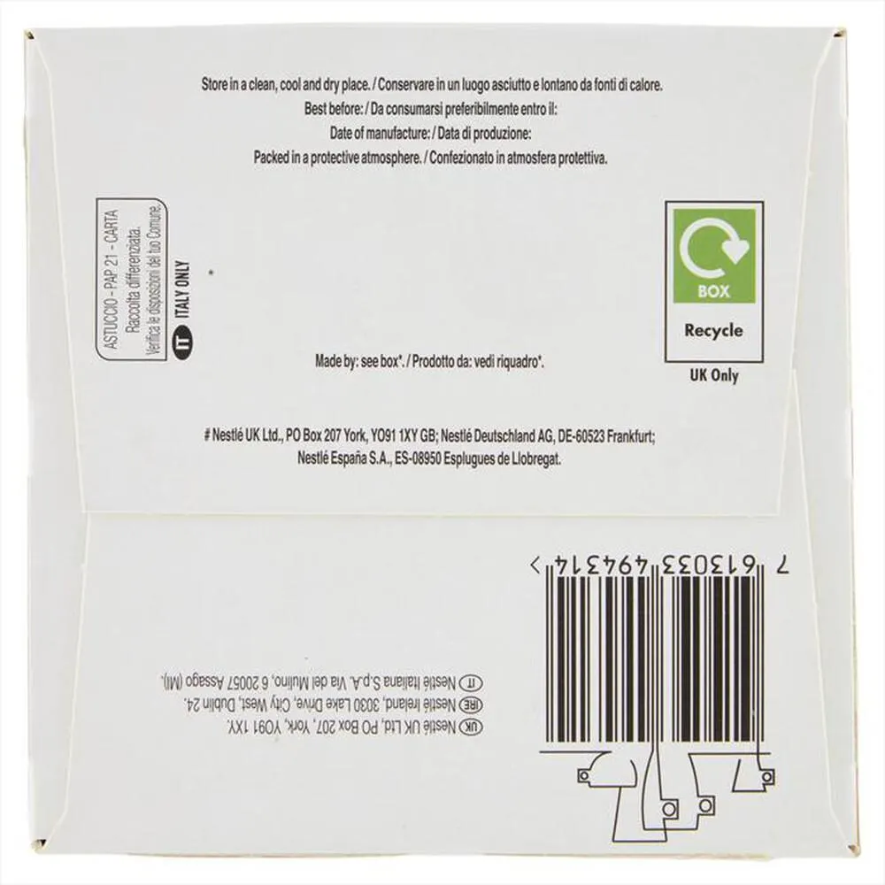 NESCAFE' DOLCE GUSTO - Cortado Espresso Macchiato Decaffeinato