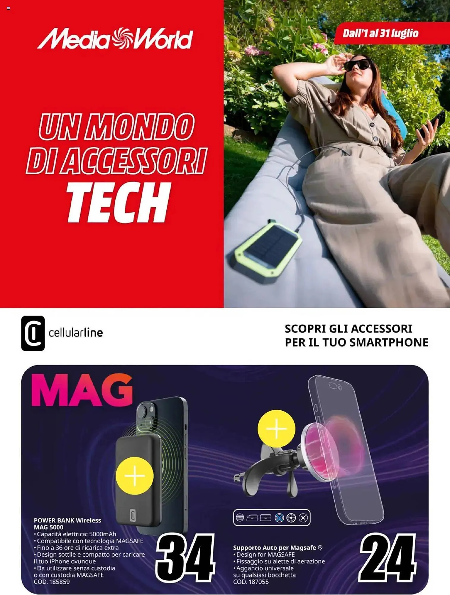 Volantino MediaWorld da 1 luglio a 31 luglio di 2025 - Pagina del volantino 1