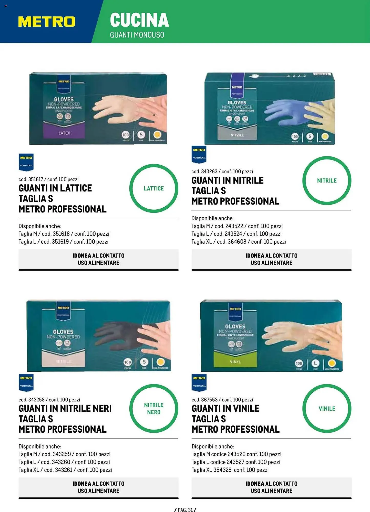 Volantino Metro da 7 gennaio a 31 dicembre di 2026 - Pagina del volantino 31