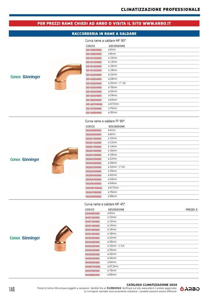 Catalogo climatizzazione 2024 da 17 maggio a 31 dicembre di 2024 - Pagina del volantino 146