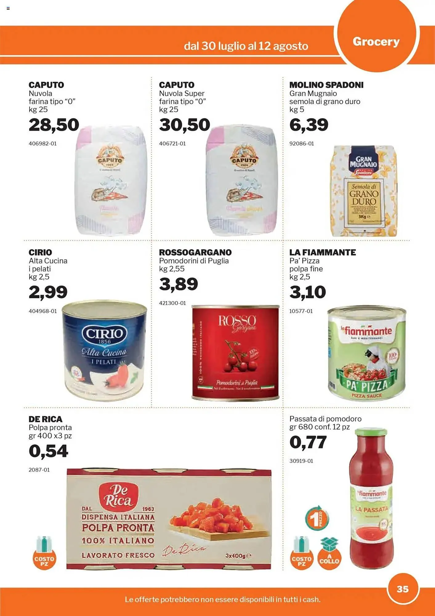 Volantino GrosMarket da 30 luglio a 12 agosto di 2025 - Pagina del volantino 35