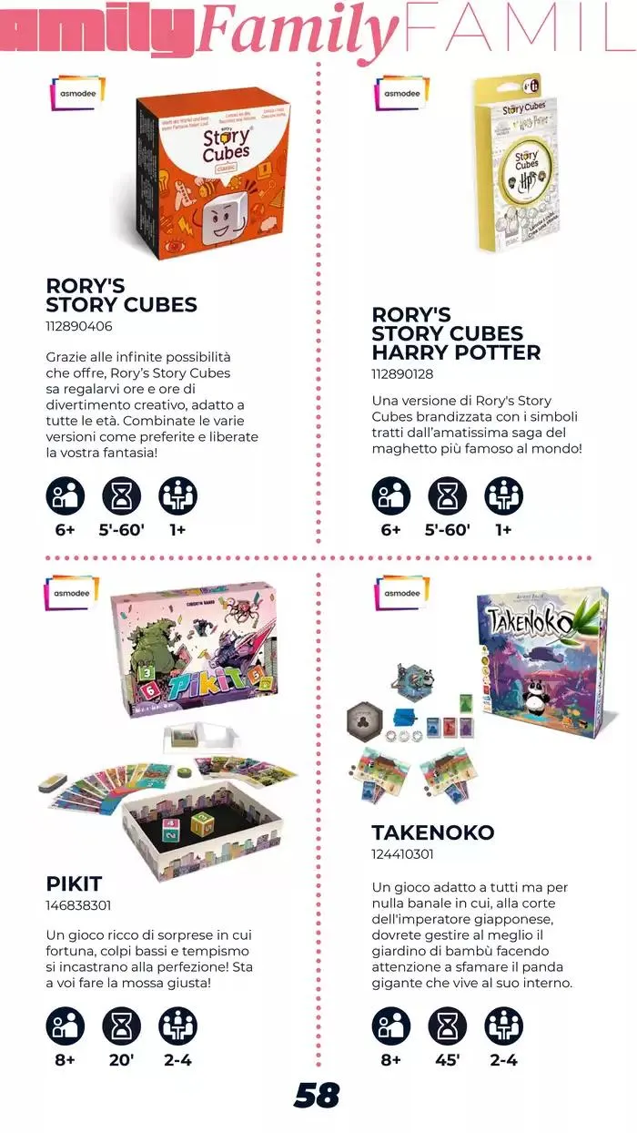 Catalogo Giochi di Società da 1 marzo a 15 marzo di 2025 - Pagina del volantino 58