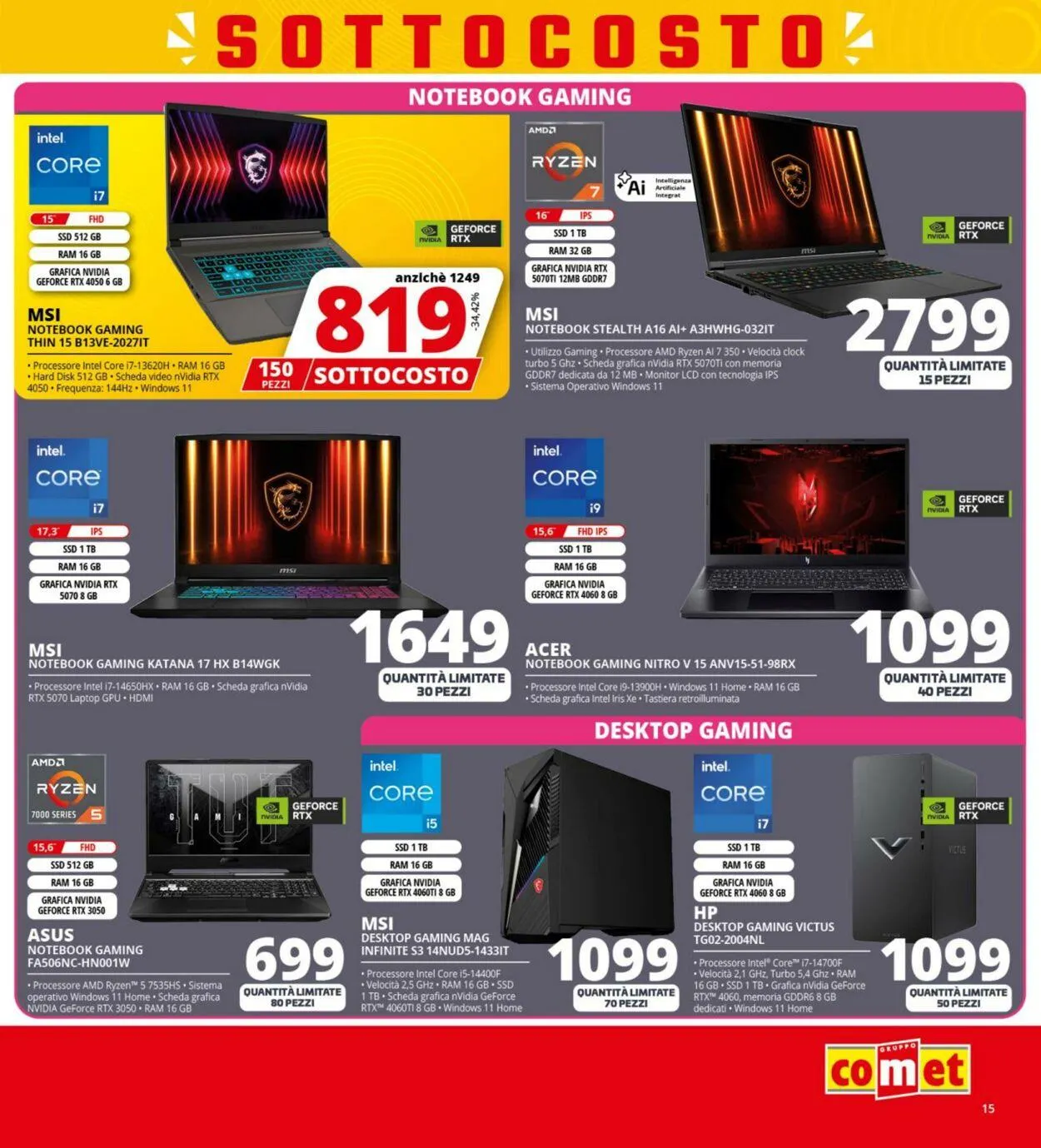 Comet Volantino attuale da 4 luglio a 13 luglio di 2025 - Pagina del volantino 15