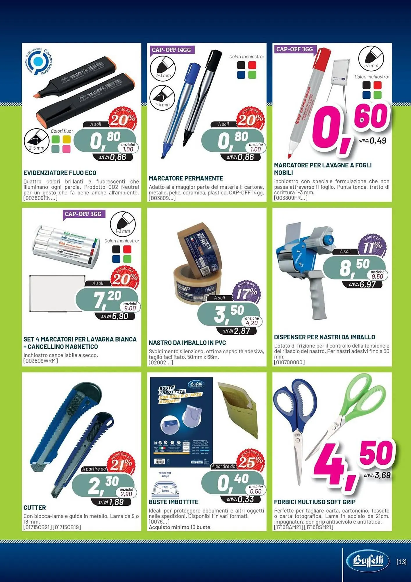 Volantino Buffetti da 2 ottobre a 31 ottobre di 2025 - Pagina del volantino 13